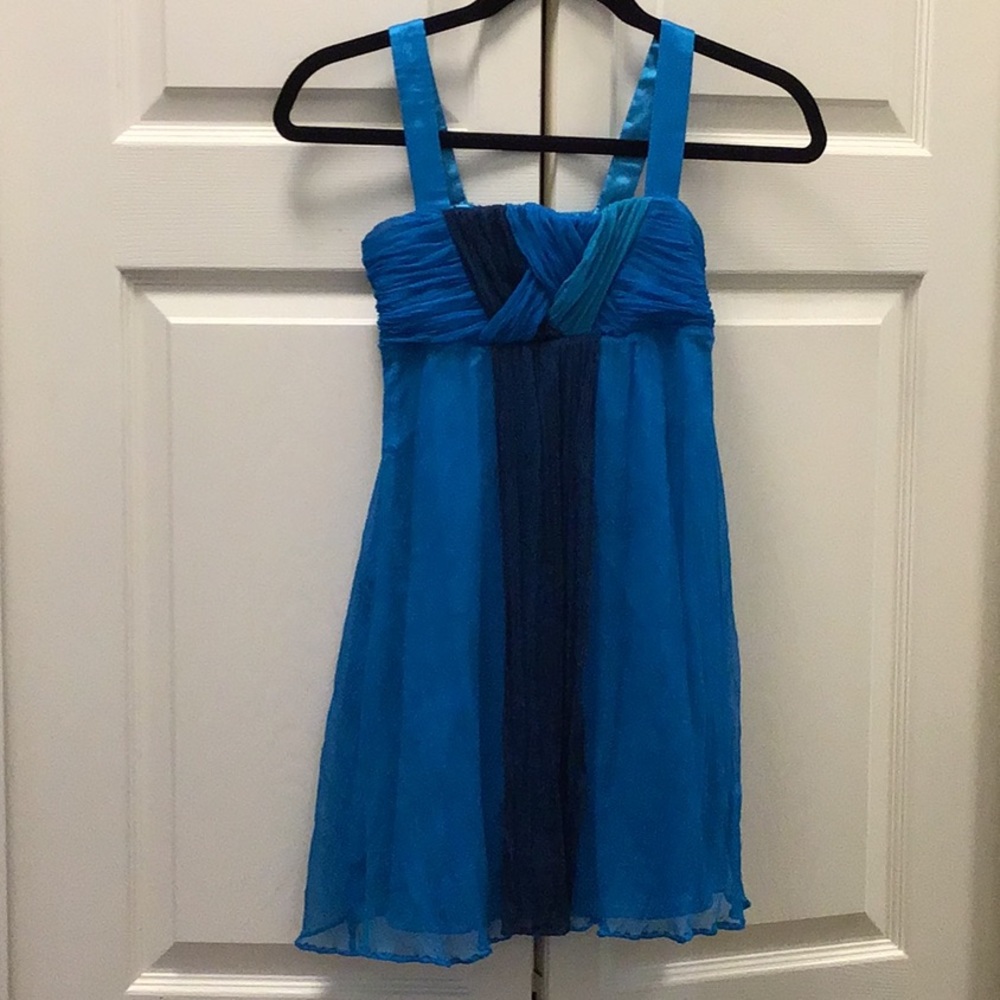 Kitty Kat girls silk dress in small